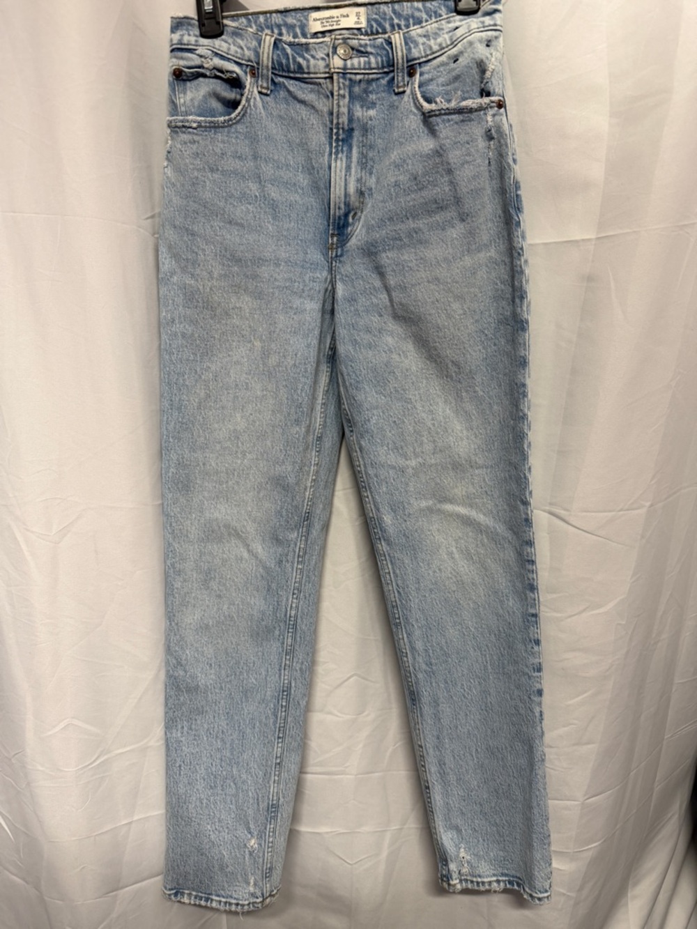 Abercrombie & Fitch Light Blue 90s Straight Ultra High Rise Woman’s Jeans